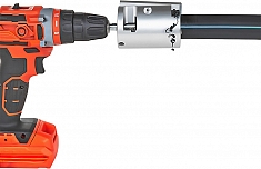 Использование устройства для снятия оксидного слоя с полиэтиленовых труб Gas Fusion УСО-90 Использование устройства для снятия оксидного слоя с полиэтиленовых труб Gas Fusion УСО-90