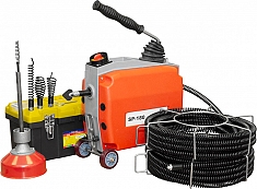 Комплектация машины для прочистки канализации Crocodile SP-180B Set 16 мм × 5 м × 7 шт. Комплектация машины для прочистки канализации Crocodile SP-180B Set 16 мм × 5 м × 7 шт.