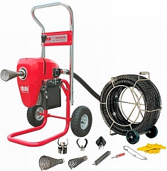 Комплектация прочистной машины для канализации Dali D-200-1A Комплектация прочистной машины для канализации Dali D-200-1A