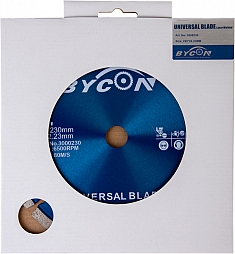 Упаковка алмазного диска Bycon Laser Uni 230 мм Упаковка алмазного диска Bycon Laser Uni 230 мм