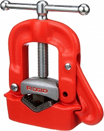 Верстачные откидные тиски для труб Ridgid 23A вид справа